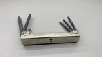 Snap On No AW5k Imperial Allen Key Set Sizes 3/16" - 7/32 - 1/4" - 5/16" and 3/8"