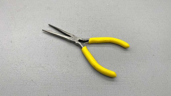 Long Nose Spring Loaded Pliers 6" Long In New Condition 2 1/4" Nose