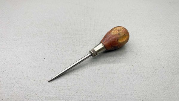 Vintage Steel Head And Timber Handle Awl