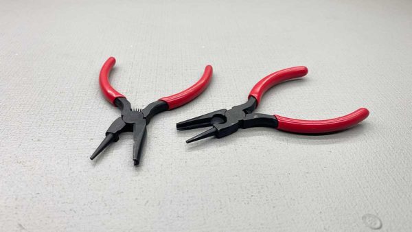 Round & Cupped Nose Spring Loaded Pliers New Condition