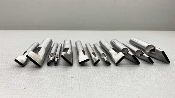 Leather Oblong Punches Set Of Twelve In New Condition