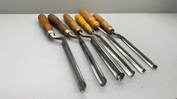 Buck USA Crank Gouge Chisels or Pattern makers chisels