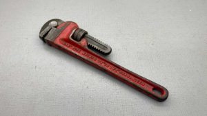 German 10" Pipe Wrench In Good Condition