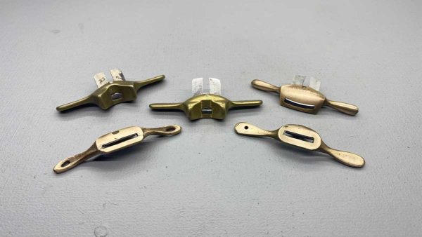 Five Mini Brass Spokeshaves 95mm Wide