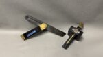 Vintage Ebony & Brass Marking Gauge & Bevel