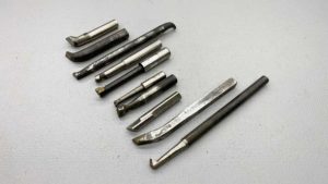 Various Lathe Tooling With Assorted Sizings 10 Pieces