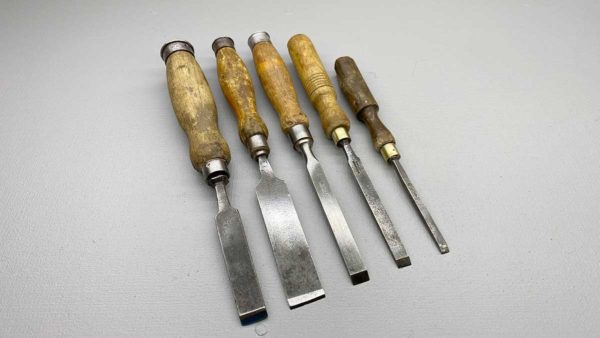 Five Mortice Chisels In Good Sizes