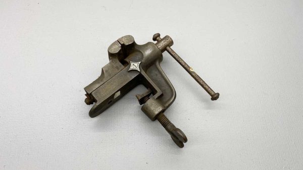 Antique Clamp On Vice Pre 1900 With 2" wide Jaws