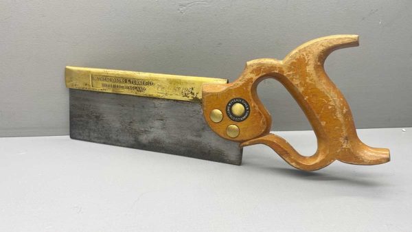 W. Tyzack No 120 Dovetail Saw With 8" Edge In Good Condition
