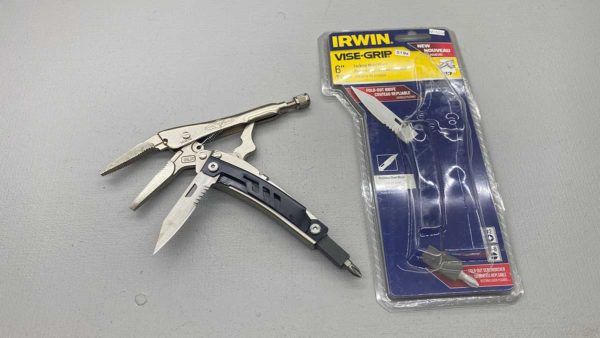 Irwin 6" Vice Grips With Knife And Screwdriver
