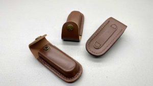 Leather Pocket Knife Pouch In New Condition