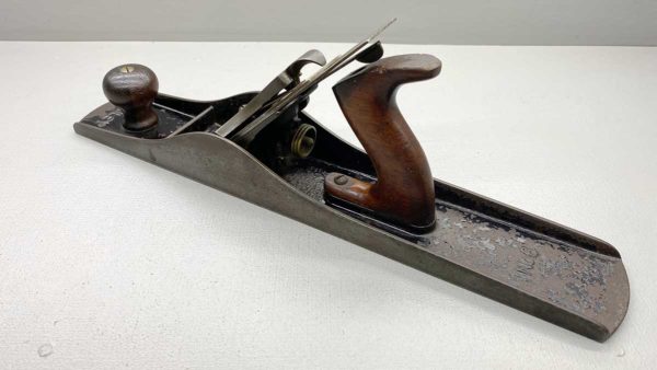 Stanley Bailey No 6C Jointer Plane Nice Tote & Knob Corrugated Sole