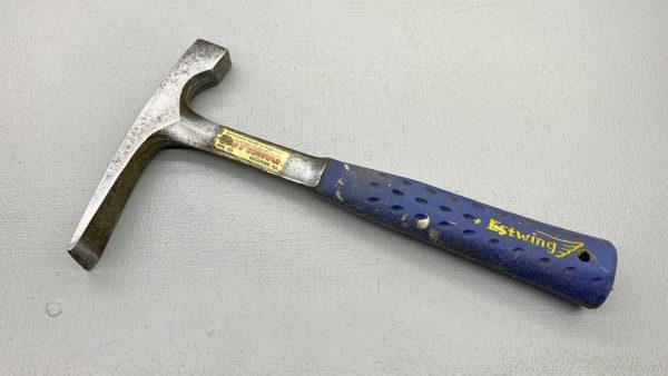Estwing 14oz Rock Pick Geological Hammer 6" Wide by 10 1/2" Long In Good Condition