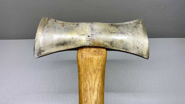 Double Bit Axe Head With Awesome Handle 4 1/2" Edges and a 31" Top Quality Handle Beautifully Fitted Is Lightly Greased Maker Warn