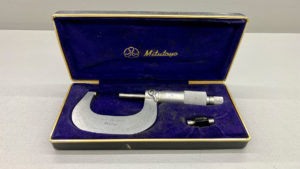 Mitutoyo Outside Micrometer 1 - 2" 0.0001" Graduation In Satin Finish With ratchet Stop