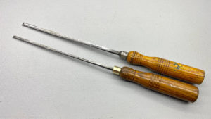 Robert Sorby Pattern Makers Gouge Chisels Good Sizes 1/4" & 3/16" In Good Condition