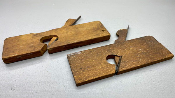 Two Wooden Rebate Planes Prestons & JNA 12mm & 20mm Cutters