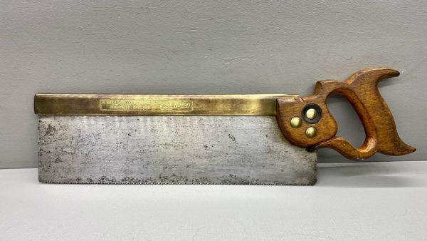 W. Tyzack. Sons Brass Backed Tenon Saw 11TPI In Good Condition