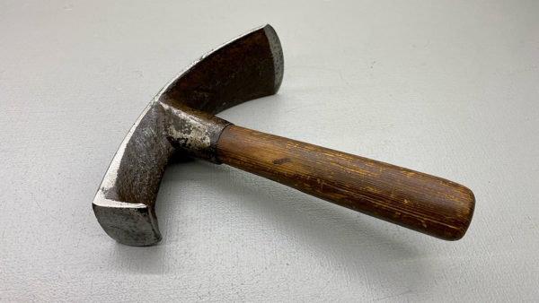 Vintage Hand Adze With 70mm Edge And Hammer Head