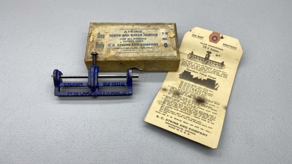 Atkins Tooth And Raker Jointer In The Original Box