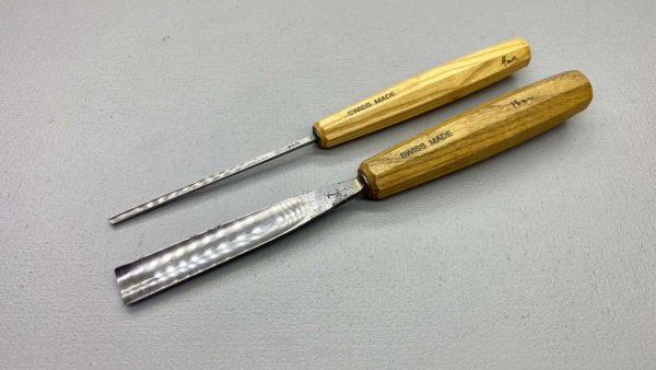 Pair Of Pfeil Swiss Made Gouge Chisels In Top Condition
