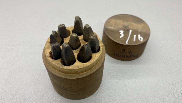 USA 3/16" Number Set Of Punches Approx 5mm