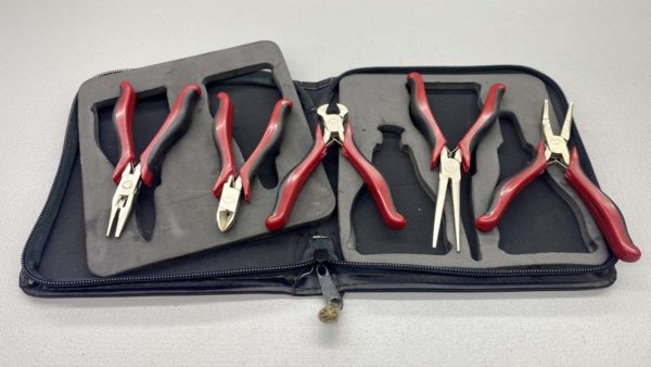 Craftsman 5 Piece Precision Pliers With double leaf spring for positive handle action In Top Condition