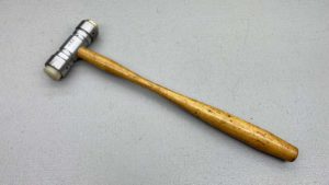Jewellers Hammer With Brass & Nylon Heads 16mm Diameter Faces 67mm wide 235mm Long