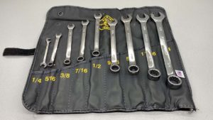Klein Tools SAE Spanner Set No 68402 In The Pouch Made In The USA In As New Condition