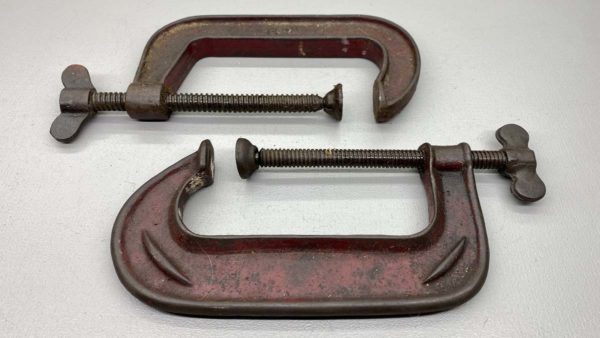 Pair Of Heavy Duty 6" G Clamps In Good Condition