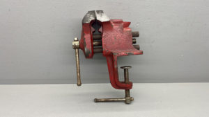 Bench Clamped Vice With 2" Jaws - Uncleaned In Good Condition
