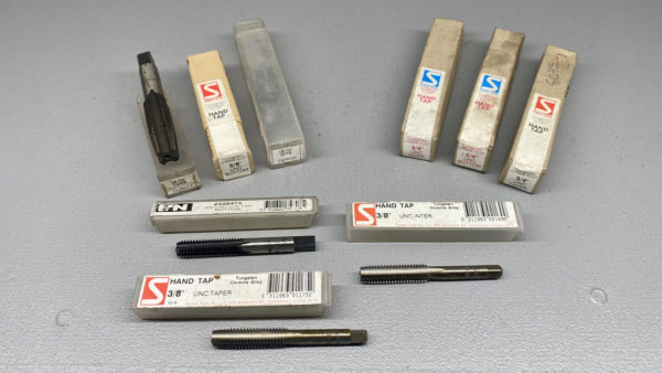 Sutton Taps UNC Bottom Inter And Taper Sizes - 3/4", 5/8" & 3/8" New Old Stock