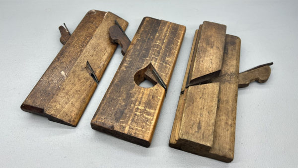 Wood Beading Planes Sizes 1" - 5/8" And 1/4"