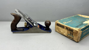 Record Bench Plane No 4 With Logo IOB In Good Condition - Hardly Used