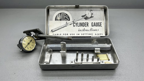 Ames Cylinder Gauge In Metal Box In good Condition