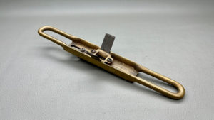 Solid Brass Double Cutter Shave With Fence In Good Condition
