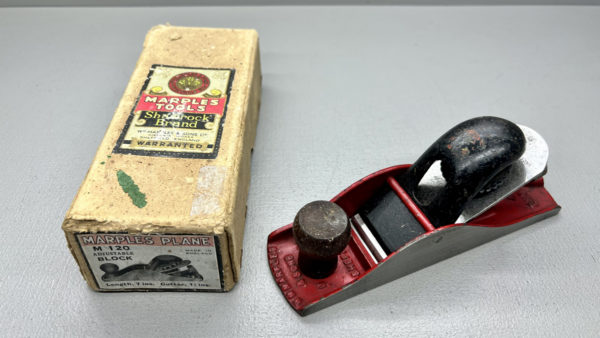 Marples Adjustable Block Plane No 120 7" Long With 1 5/8" Cutter IOB