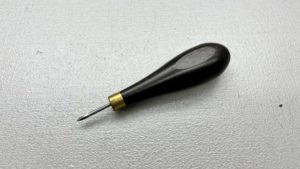 Ebony Handled Awl With 3mm Point 100mm Long In New Condition