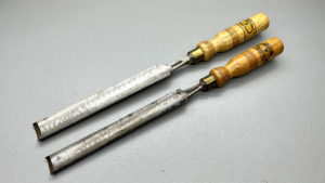 Vintage Mawhood Gouge Chisels 33mm & 23mm In Good Condition