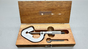 Starrett V-Anvil Micrometer No 483 In Top Condition IOB