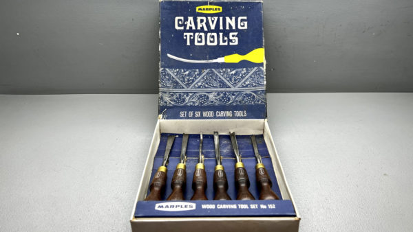 Marples Carving Chisels No 152 In Good Condition IOB
