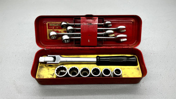 Sidchrome Vintage Socket And Spanner Set No349 Af In The Original Box.