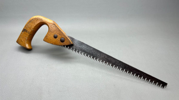 Timber Keyhole Saw 11 1/2" Rare M Tooth Blade In Good Condition