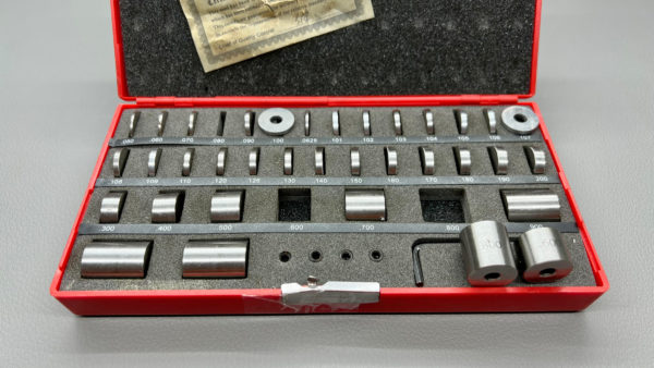MHC Disc Gauge Set .050 - 1.0" In Top Condition IOB - Missing One Disc