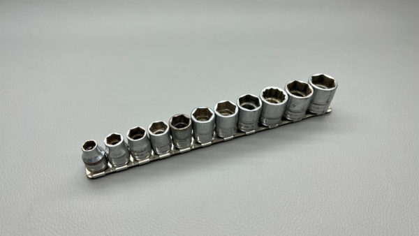 Snap On Sockets 3/8" Drive On The Rail Sizes 8, 10, 11, 12, 13, 14, 15, 16, 17, 18 and 19mm