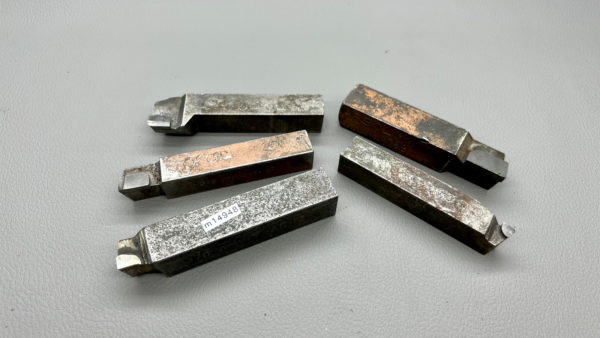 Lathe Carbide Tip Cutting Tool Set Of 5 - 4 x 3/4" Square