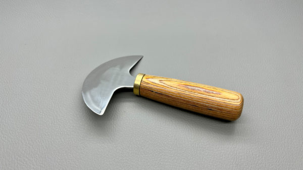 Round Knife 100mm Wide With Beautiful Handle In New Condition