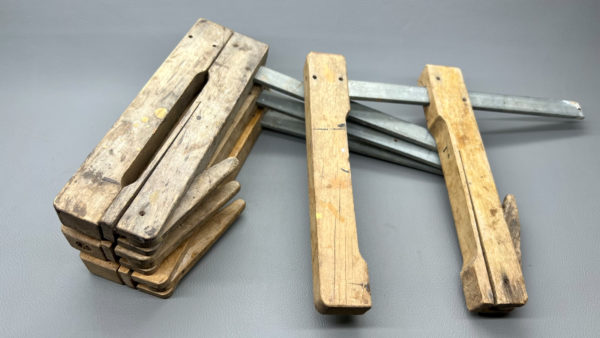 Four Handy Timber Sliding Clamps 9" Long Up to Items 8" Wide