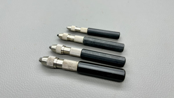 Starrett Pin Vices Set Of Four A, B, C and D In Good Condition