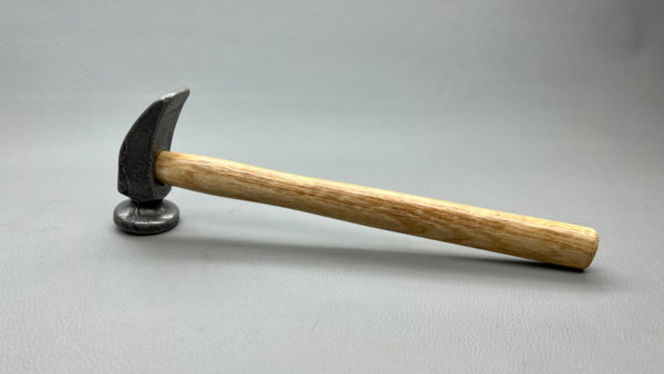 Leather Hammer With 1 1/2" Diameter Face 1 1/4" Rear Edge In Top Condition